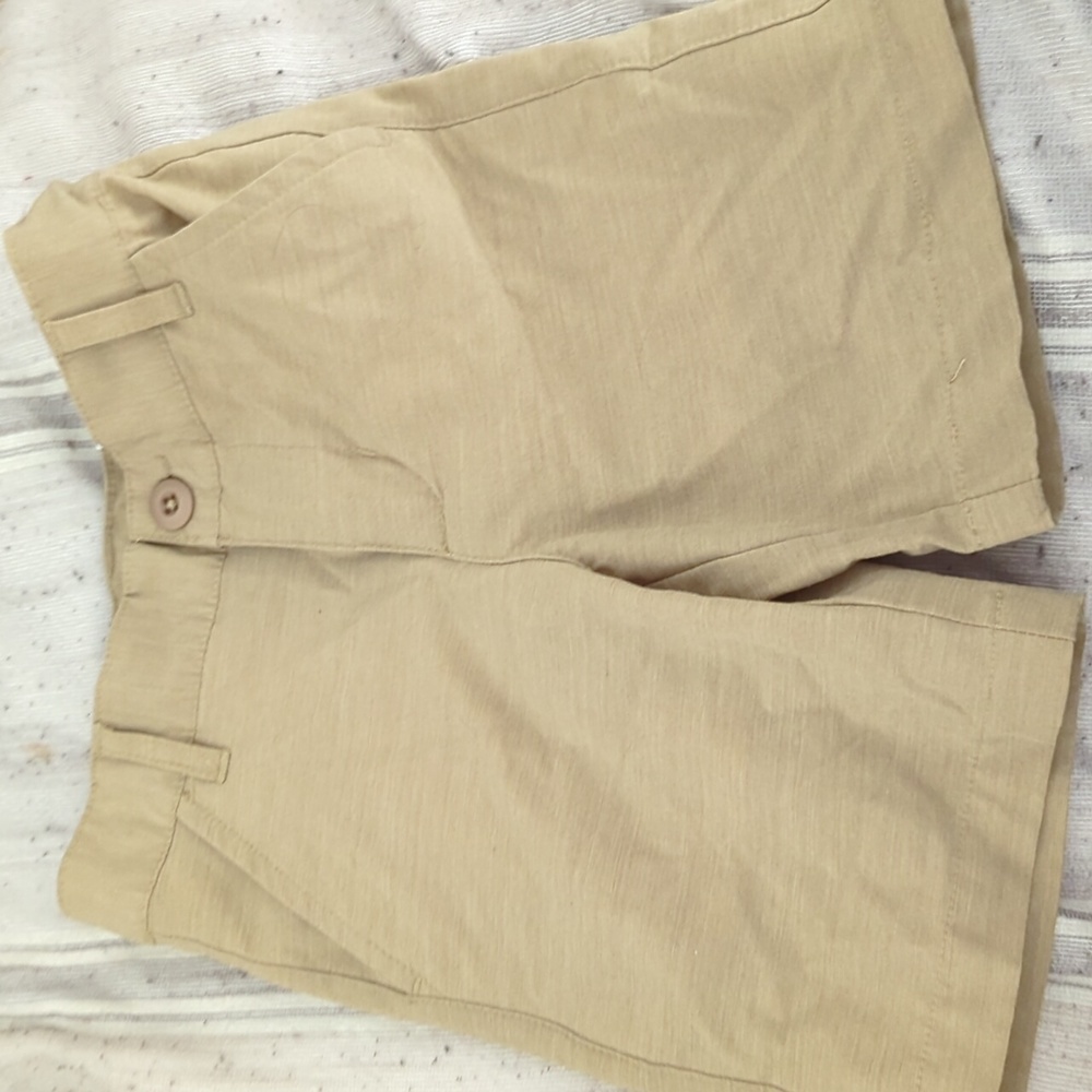 Tan board shorts size 5